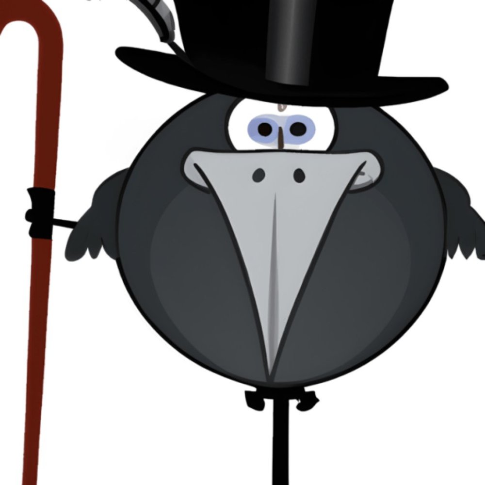 crazy crow print